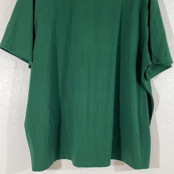 LIZ & ME Green Short Sleeve Blouse Size 2X New - Picture 6 of 8